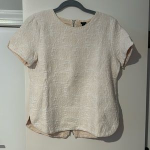 J.Crew short sleeve zipper sweater shirt